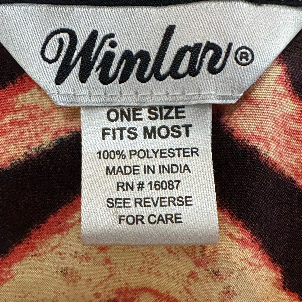 NWOT - Winlar Mid-Length V-Neck Animal Print (Tiger/Leopard) Kaftan - OS - Picture 5 of 6